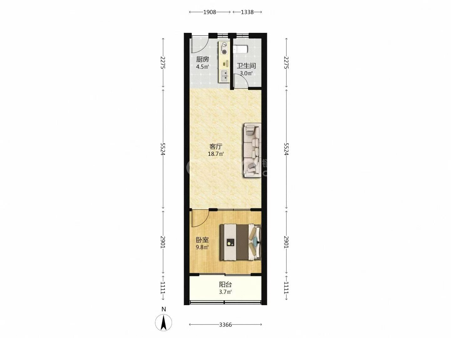 长宁区 昭化小区 1BR Shanghai Rental | ExpatHome