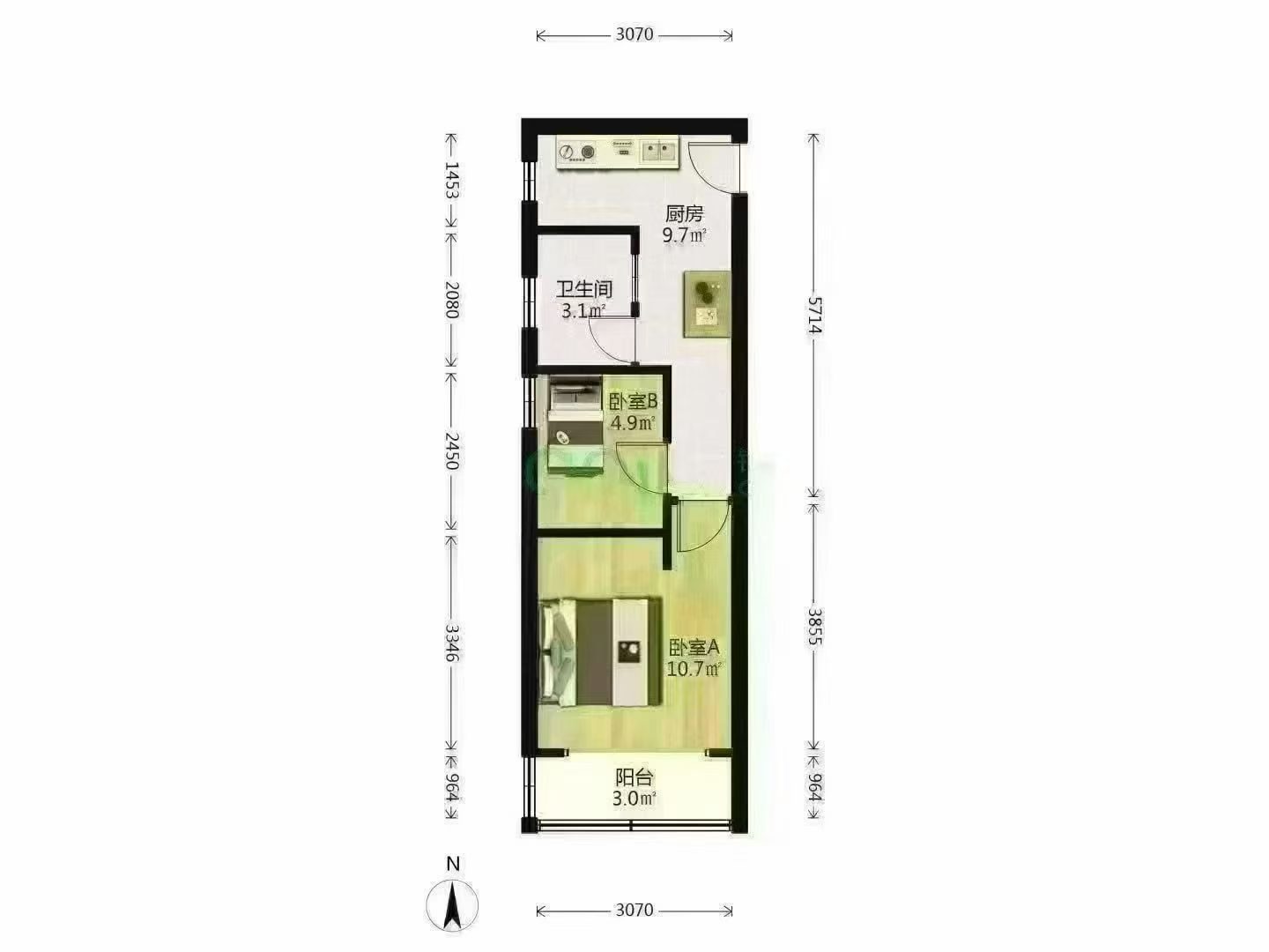 长宁区 海厦小区 1BR Shanghai Rental | ExpatHome