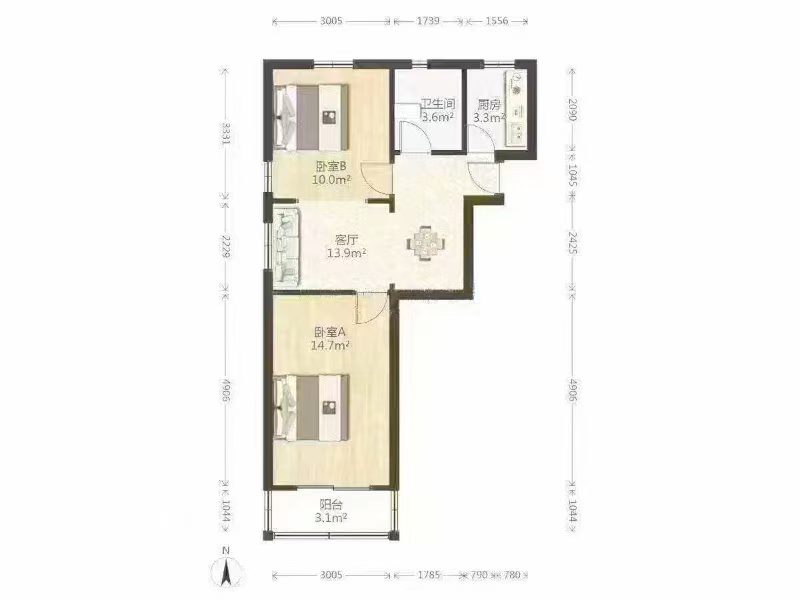 长宁区 五三小区 1BR Shanghai Rental | ExpatHome