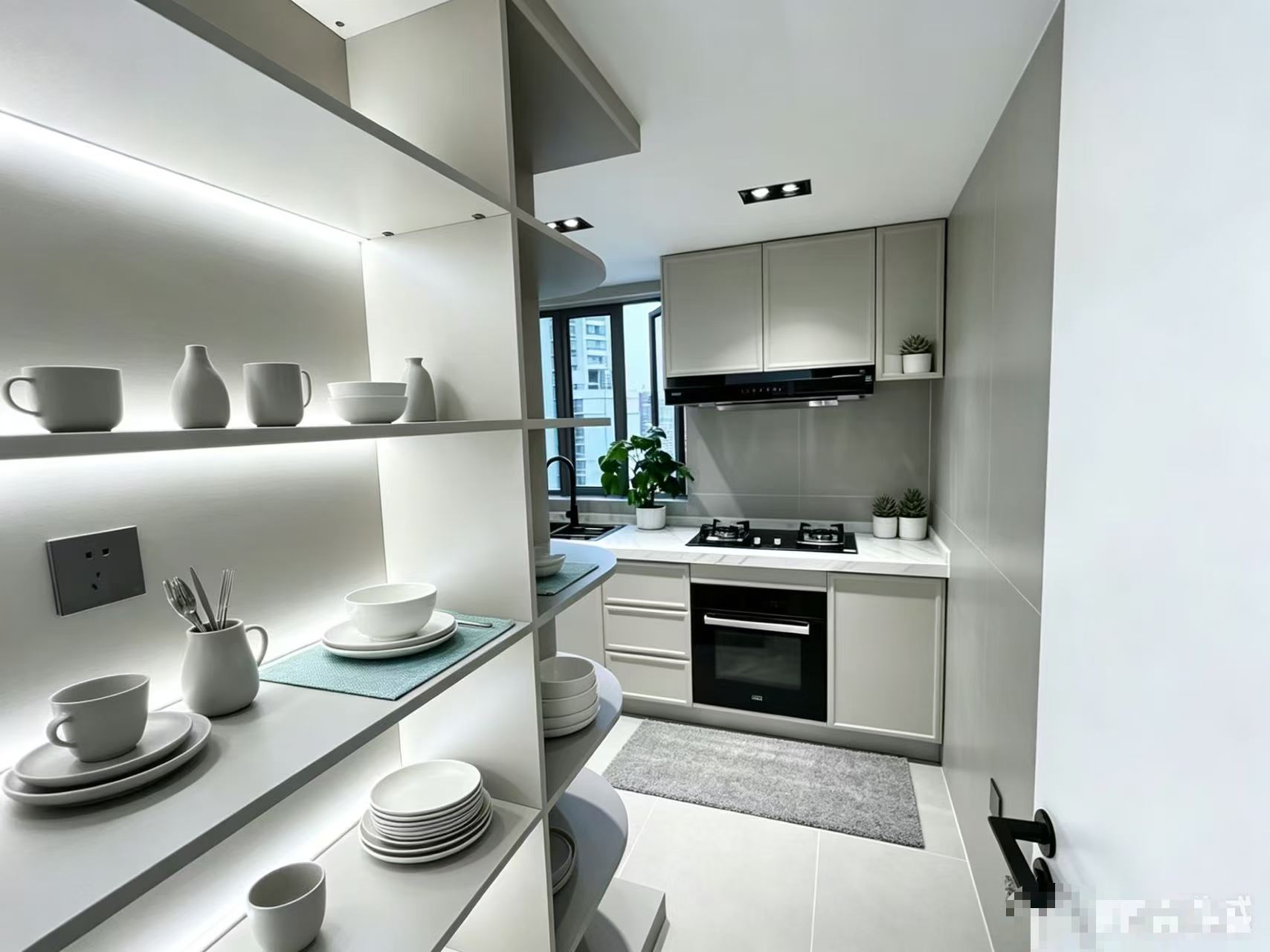 静安区 静安枫景苑 1BR Shanghai Rental | ExpatHome