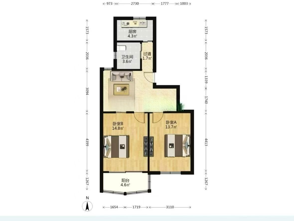 普陀区 真光四街坊 1BR Shanghai Rental | ExpatHome