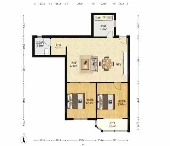徐汇区 金谷园 1BR Shanghai Rental | ExpatHome