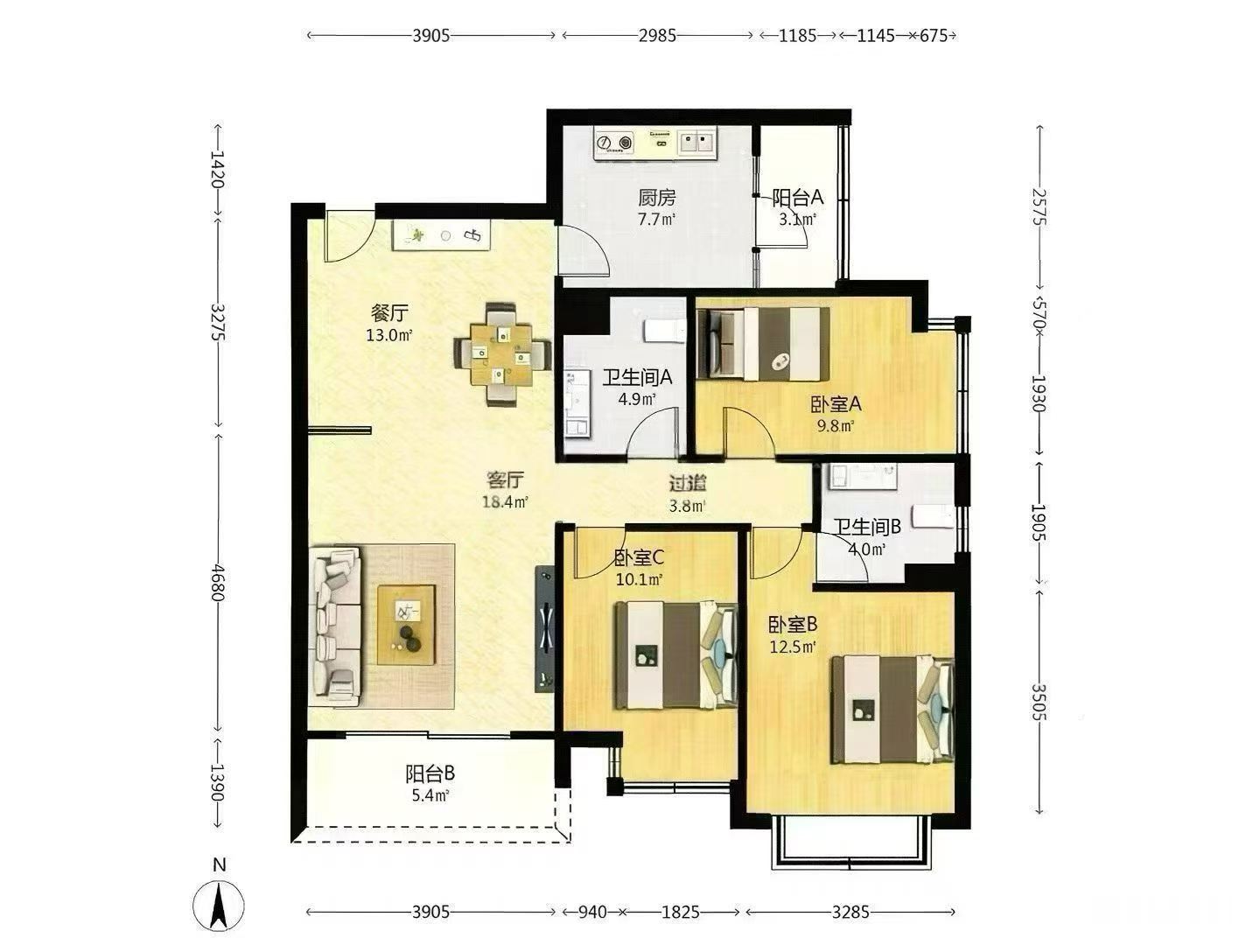 静安区 卓悦居 3BR Shanghai Rental | ExpatHome