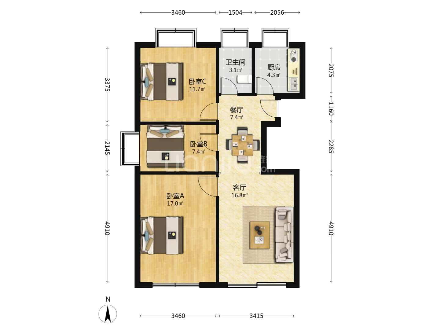 静安区 万荣小区 3BR Shanghai Rental | ExpatHome