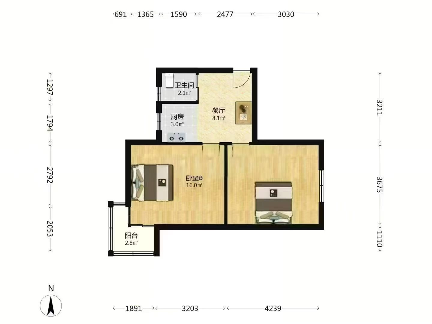 长宁区 上海 1BR Shanghai Rental | ExpatHome