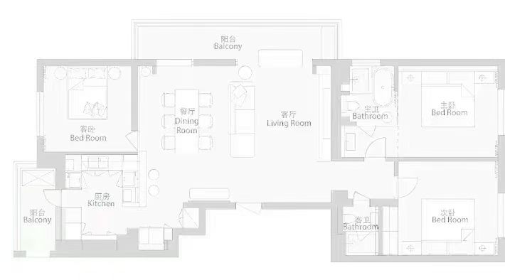 徐汇区 汇峰鼎园 3BR Shanghai Rental | ExpatHome