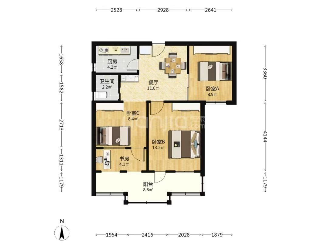 徐汇区 住友公寓 2BR Shanghai Rental | ExpatHome